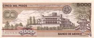 Mexico - 5.000  Pesos (#088b-JZ_UNC)