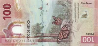 Mexico - 100  Pesos (#134h-U2_UNC)