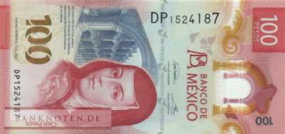 Mexico - 100  Pesos (#134h-U5_UNC)