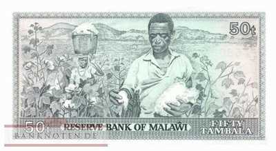 Malawi - 50  Tambala (#013d_UNC)