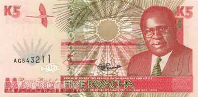 Malawi - 5  Kwacha (#030_UNC)