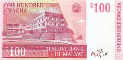 Malawi - 100  Kwacha (#040_UNC)
