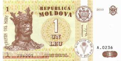 Moldawien - 1  Leu (#008h_UNC)