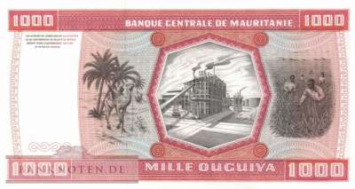 Mauretanien - 1.000  Ouguiya (#003D_UNC)