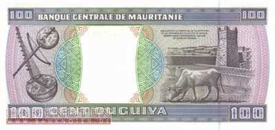 Mauretanien - 100  Ouguiya (#004j_UNC)