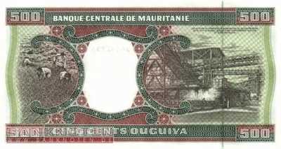 Mauretanien - 500  Ouguiya (#008c_UNC)