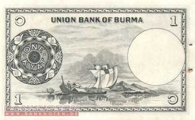 Myanmar - 1  Kyat (#046a_UNC)