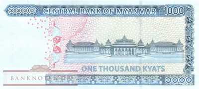 Myanmar - 1.000  Kyats (#086_UNC)