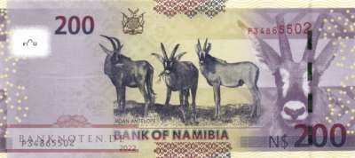 Namibia - 200  Namibia Dollars (#015d_UNC)