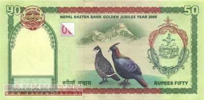 Nepal - 50  Rupees (#052_UNC)