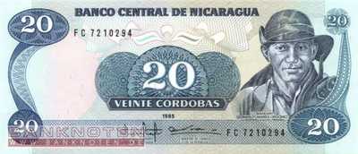 Nicaragua - 20  Cordobas (#152_UNC)