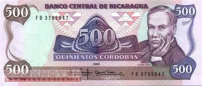 Nicaragua - 500  Cordobas (#155_UNC)