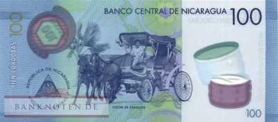 Nicaragua - 100  Cordobas (#212_UNC)