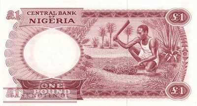 Nigeria - 1  Pound (#008_UNC)