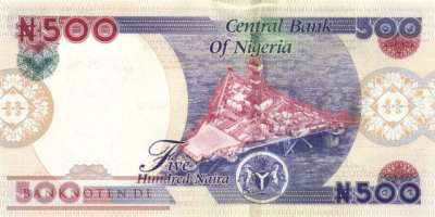 Nigeria - 500  Naira - Ersatzbanknote (#030uR_UNC)