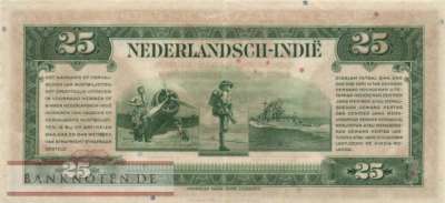 Niederländisch Indien - 25  Gulden (#115a_XF)