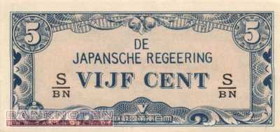 Niederländisch Indien - 5  Cents (#120c_UNC)