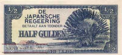 Niederländisch Indien - 1/2  Gulden (#122b_AU)