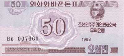 Nordkorea - 50 Chon (#034_UNC)