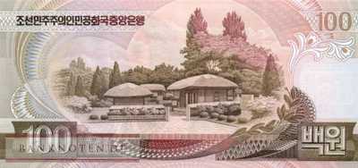 Nordkorea - 100  Won (#043-2_UNC)