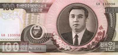 Nordkorea - 100  Won (#043-2_UNC)