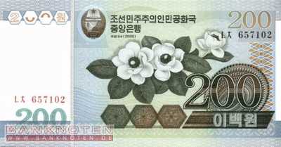 Nordkorea - 200  Won (#048_UNC)