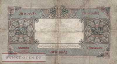 Niederlande - 25  Gulden (#046-30_F)