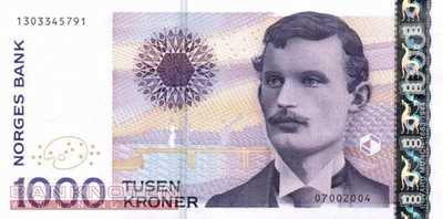 Norwegen - 1.000  Kroner (#052b_UNC)