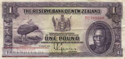 New Zealand - 1  Pound (#155_F)