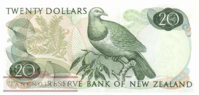 New Zealand - 20  Dollars (#167d_UNC)