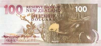 New Zealand - 100  Dollars (#181a_UNC)