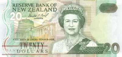 New Zealand - 20  Dollars - without serial numbers (#183oS_UNC)