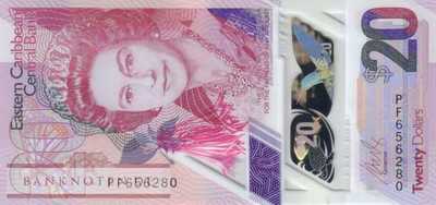 Ostkaribische Staaten - 20  Dollars (#058_UNC)