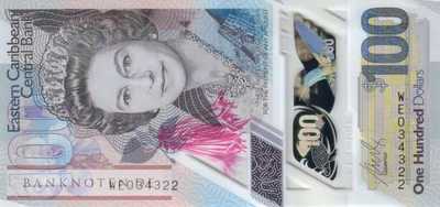 Ostkaribische Staaten - 100  Dollars (#060_UNC)