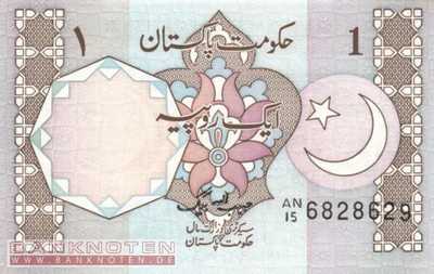 Pakistan - 1  Rupee (#027b_UNC)