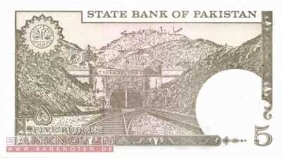 Pakistan - 5 Rupees (#038-U16_UNC)