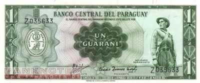 Paraguay - 1  Guarani - Ersatzbanknote (#193b-R_UNC)