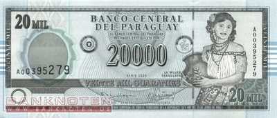 Paraguay - 20.000  Guaranies (#225_UNC)
