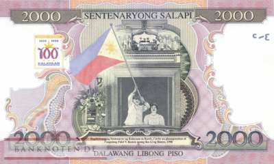 Philippinen - 2.000  Piso - ohne Folder (#189a_UNC)