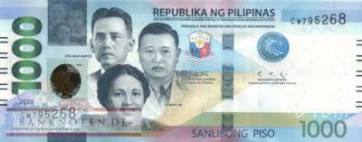 Philippinen - 1.000  Piso (#228a_UNC)