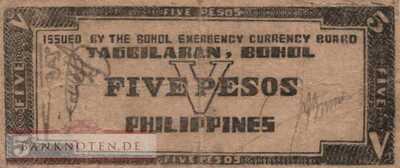 Philippinen - 5  Pesos (#S136d_F)