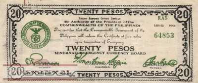 Philippinen - 20  Pesos (#S528d_VF)