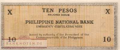 Philippinen - 10  Pesos (#S627b_XF)