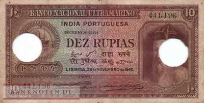 Portugiesisch Indien - 10  Rupias (#036E-U4_F)