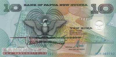 Papua Neuguinea - 10  Kina (#026a_UNC)