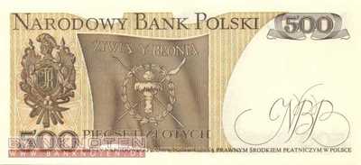 Polen - 500 Zlotych (#145d_UNC)
