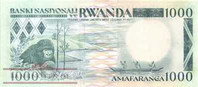 Ruanda - 1.000  Francs (#021_UNC)