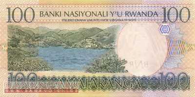 Ruanda - 100  Francs (#029b_UNC)