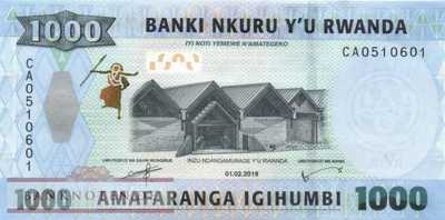 Ruanda - 1.000  Francs (#039b_UNC)