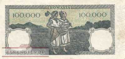 Rumänien - 100.000  Lei (#058a-5_XF)